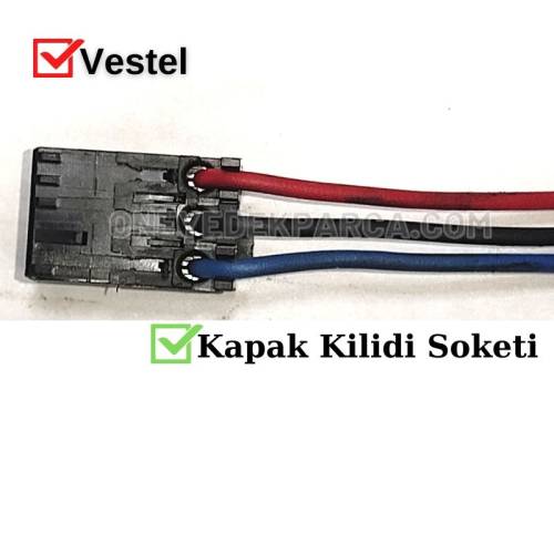 Vestel Çamaşır Makinesi Kapak Emniyet Kilidi Soketi