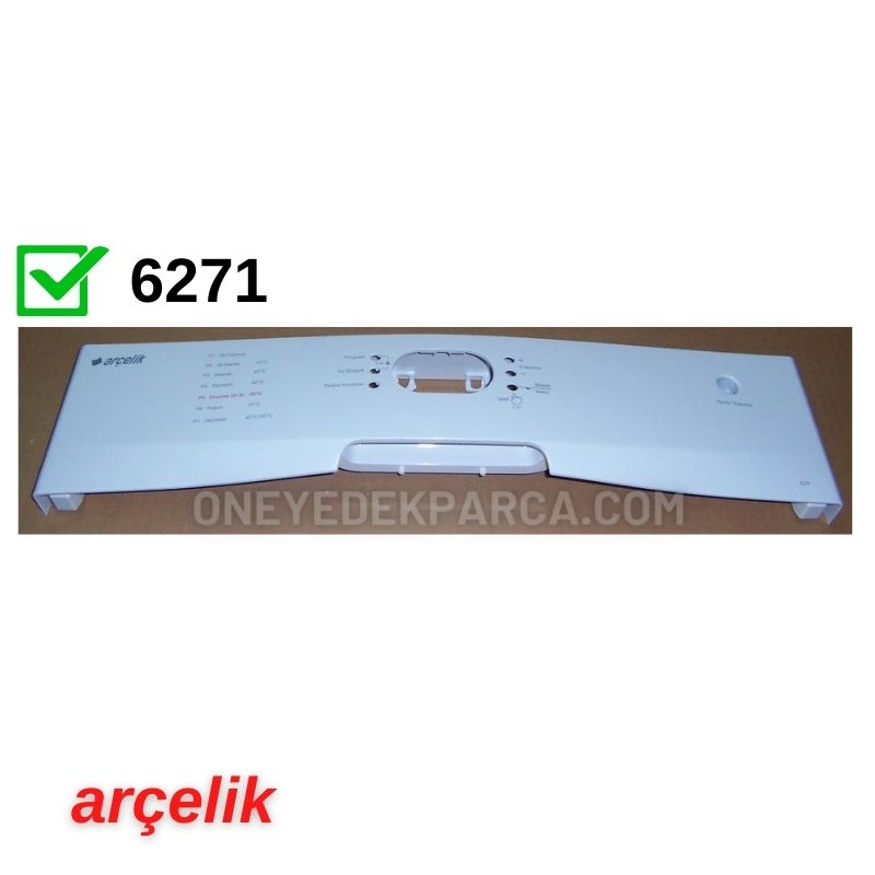 Arçelik 6271 Bulaşık Makinesi Ön Panosu 7650370142