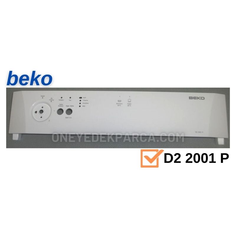 Beko D2 2001 P Bulaşık Makinesi Ön panosu 1780159900 